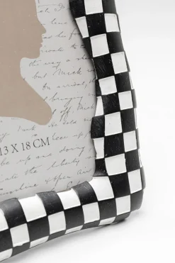 KARE Bilderrahmen Checker Schwarz 13x18cm