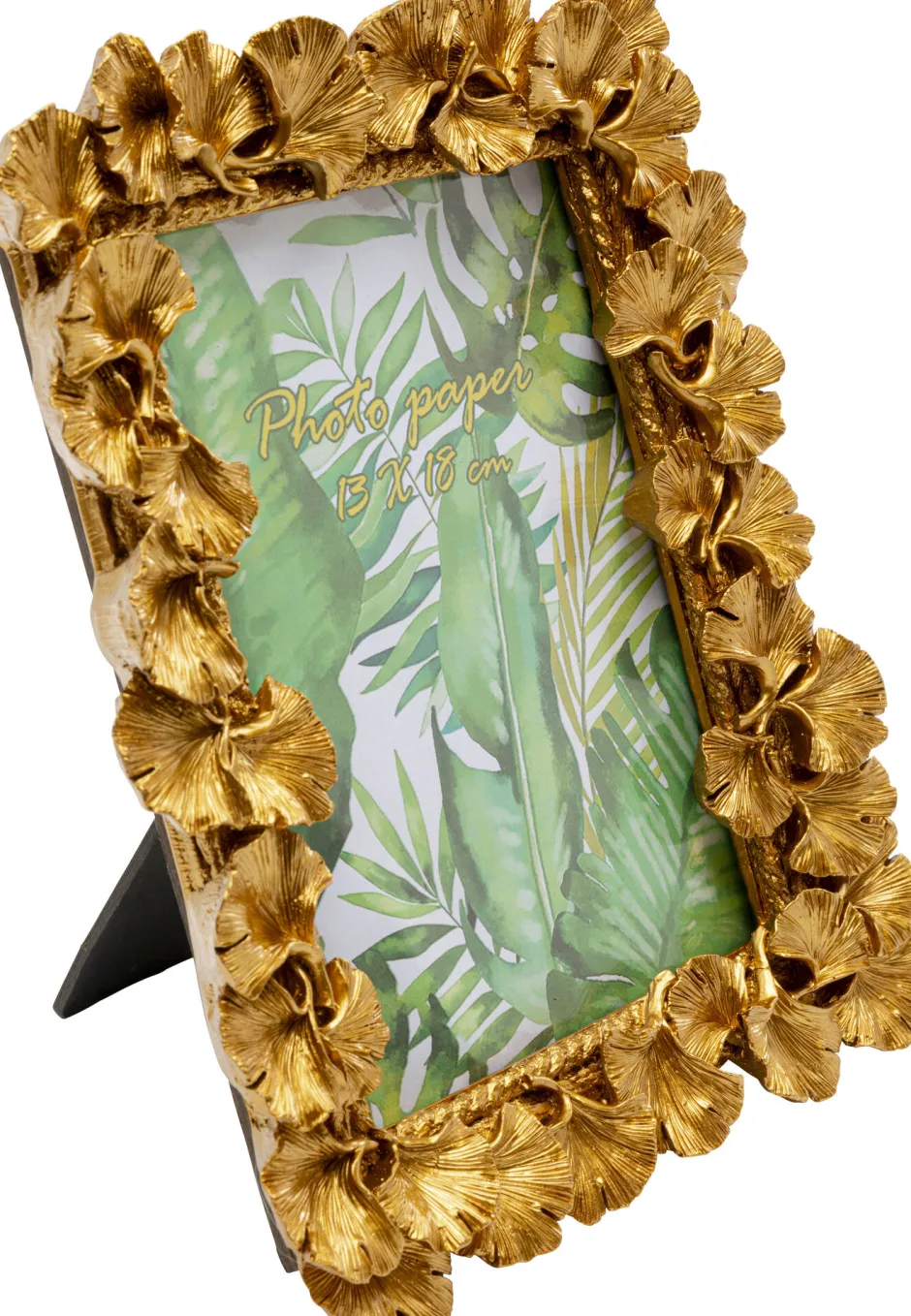 KARE Bilderrahmen Ginkgo Leaf Gold 20x24cm