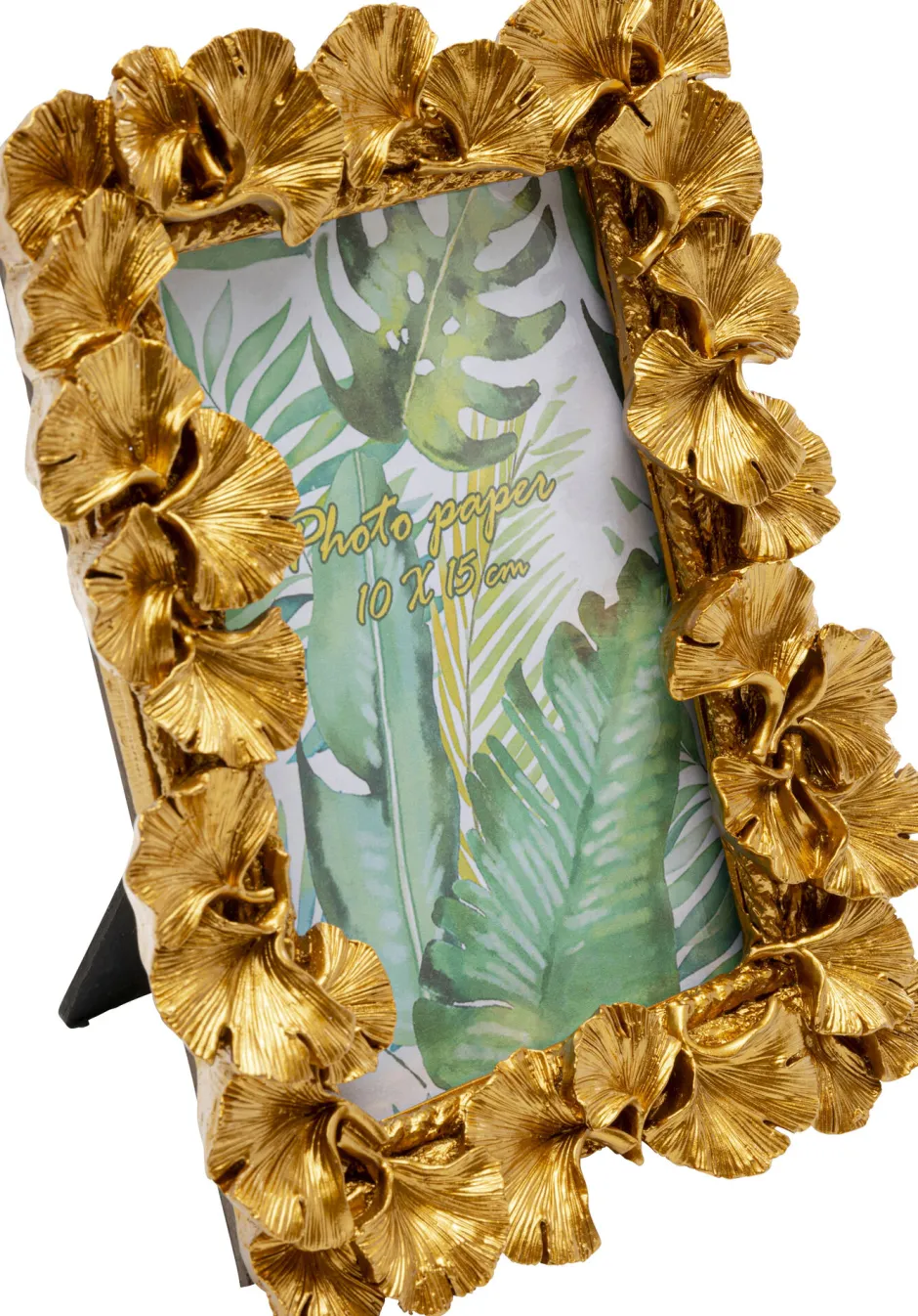 KARE Bilderrahmen Ginkgo Leaf Gold 17x20cm