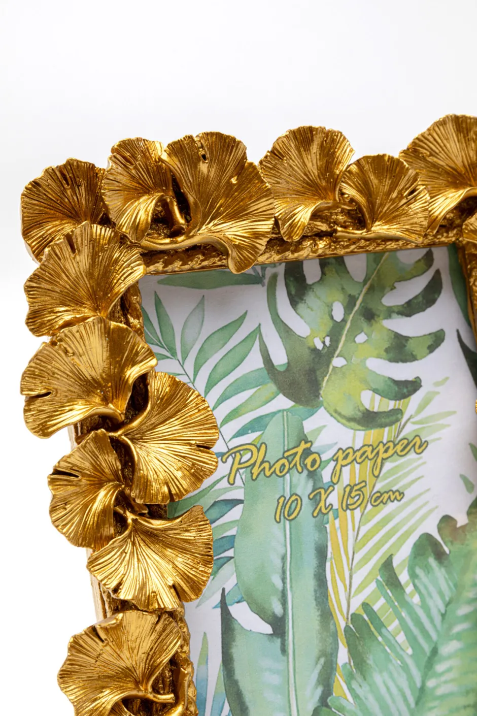 KARE Bilderrahmen Ginkgo Leaf Gold 17x20cm