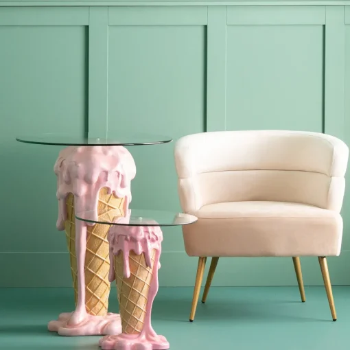 KARE Bistrotisch Ice Cream Ø60cm