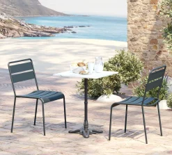 KARE Bistrotisch Kaffeehaus Weiß 60x60cm