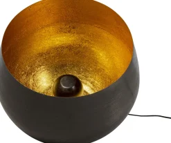KARE Bodenleuchte Apollon Smooth Schwarz Ø50cm