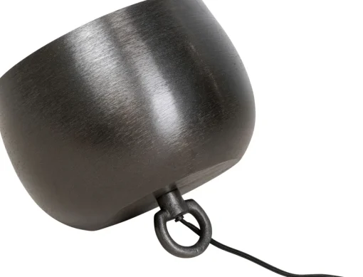 KARE Bodenleuchte Apollon Smooth Schwarz Ø28cm