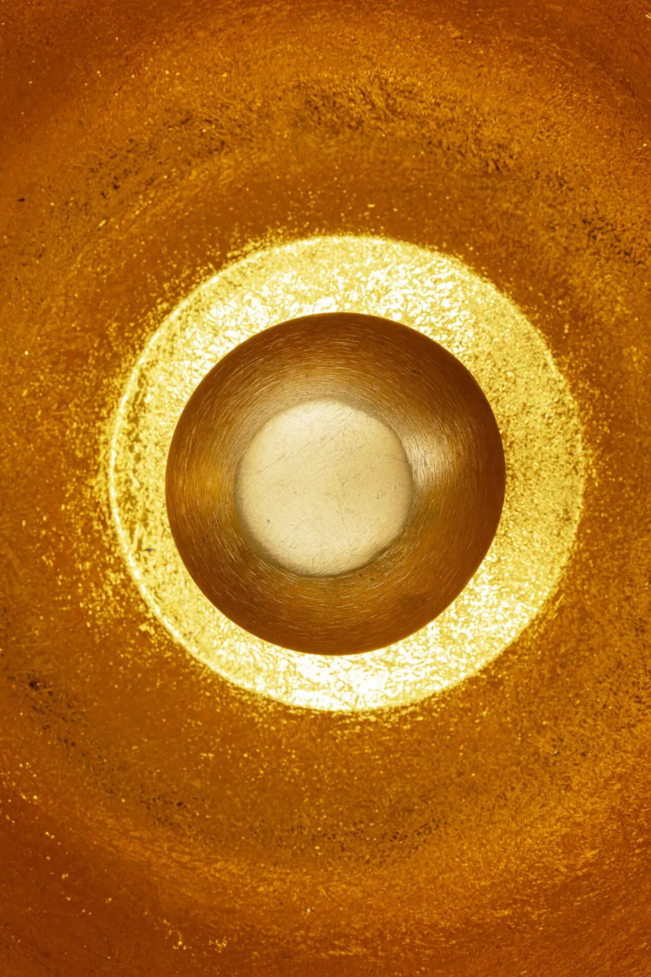 KARE Bodenleuchte Apollon Smooth Gold Ø35cm