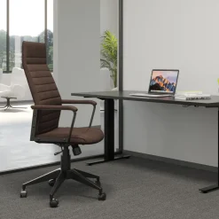 KARE Bürostuhl Labora High Braun