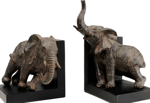 KARE Buchstütze Elephants 42 (2/Set)