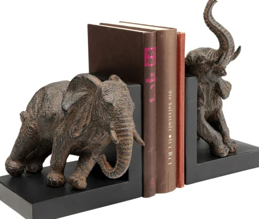 KARE Buchstütze Elephants 42 (2/Set)