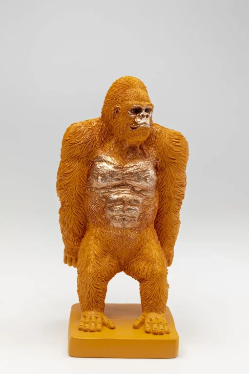 KARE Buchstütze Gorilla Orange (2/Set)