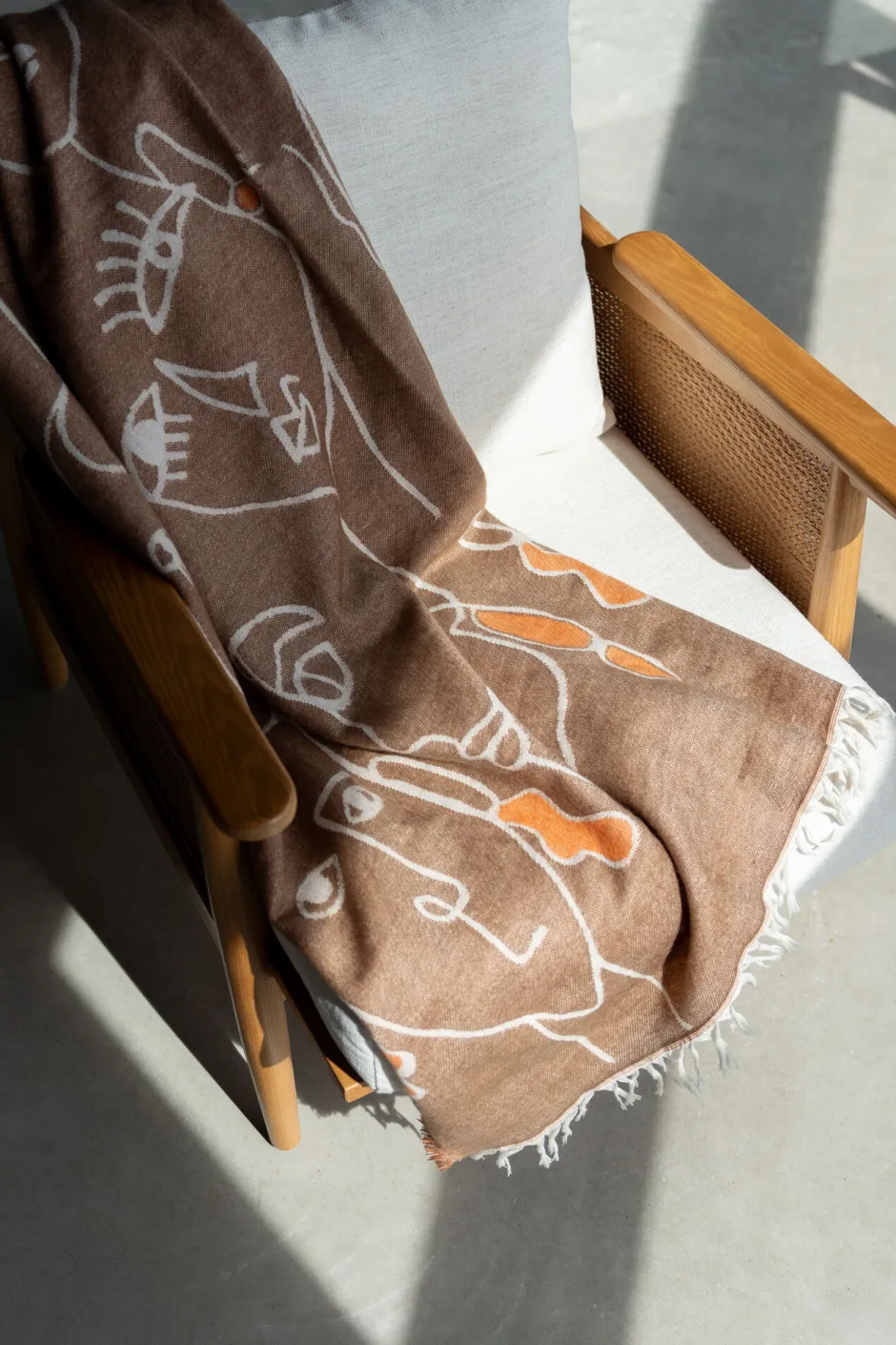 KARE Decke Art Faces 170x130cm