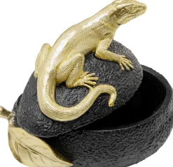 KARE Deko Dose Avocado Lizard 15cm