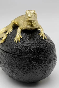 KARE Deko Dose Avocado Lizard 15cm