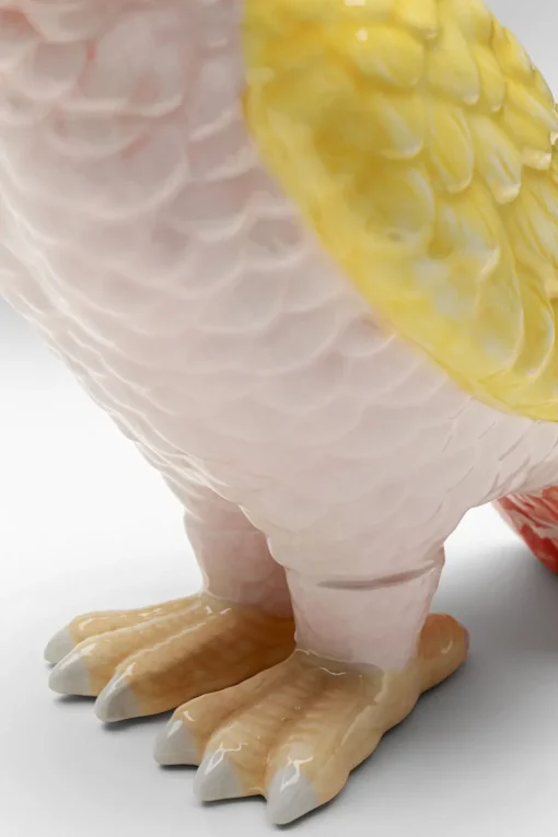 KARE Deko Dose Exotic Bird Giallo 23cm