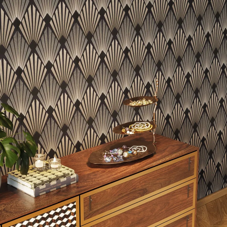 KARE Deko Etagere Leaf Gold