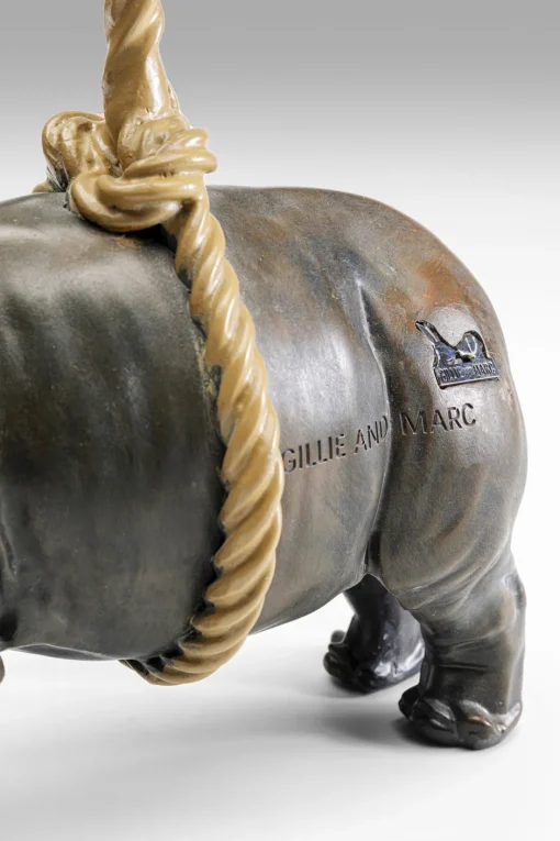 KARE Deko Figur Artistic Rhino 46cm