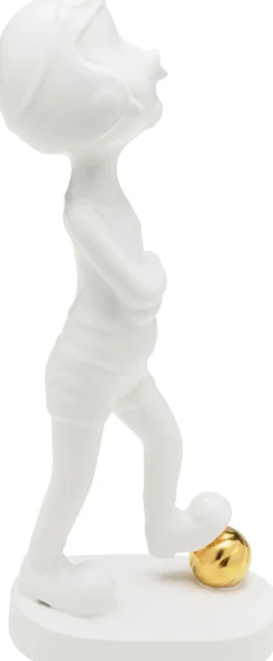 KARE Deko Figur Ball Girl Weiß 29cm