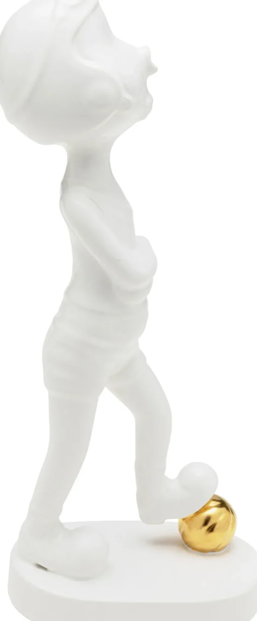KARE Deko Figur Ball Girl Weiß 29cm