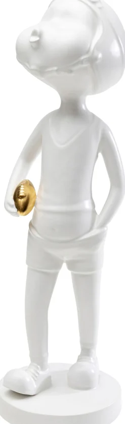 KARE Deko Figur Ball Girl Weiß 41cm