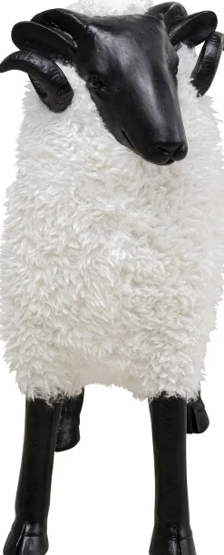 KARE Deko Figur Bathilde Ram Weiß 78cm