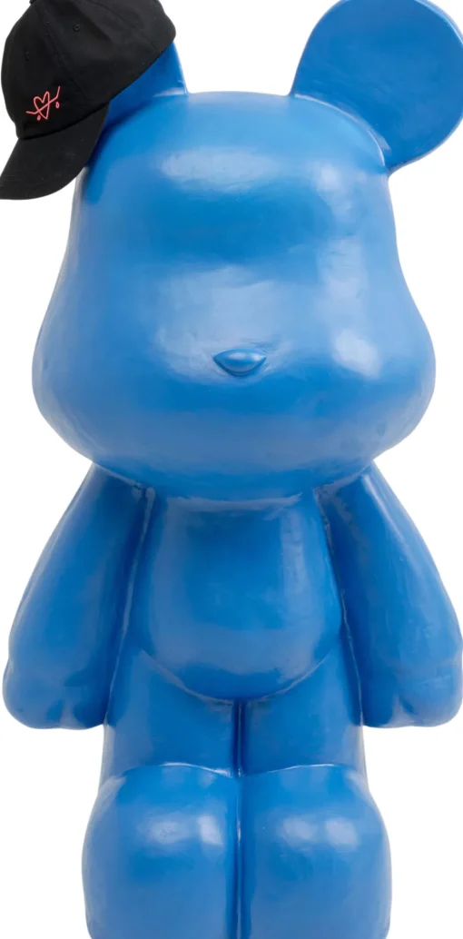 KARE Deko Figur Bear Blau 101cm