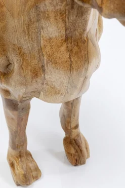 KARE Deko Figur Bulldog Wood 70x78cm