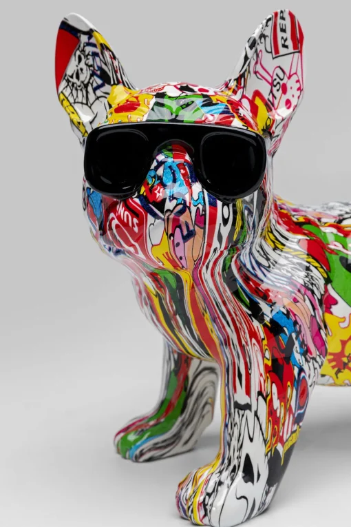 KARE Deko Figur Comic Dog Glasses 25cm