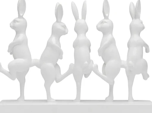 KARE Deko Figur Dancing Rabbits 40cm