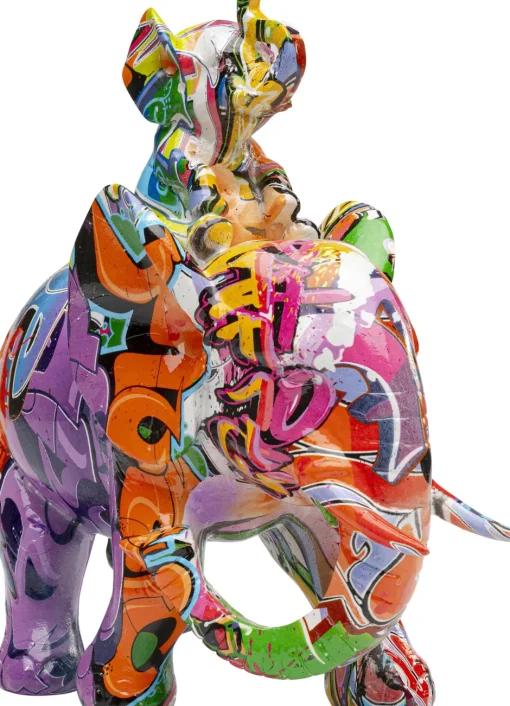 KARE Deko Figur Elefant Dumbo Uno Graffiti