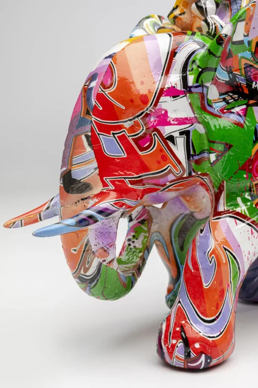 KARE Deko Figur Elefant Dumbo Uno Graffiti