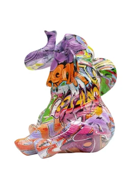 KARE Deko Figur Elefant Zirkus Graffiti (2/Set)