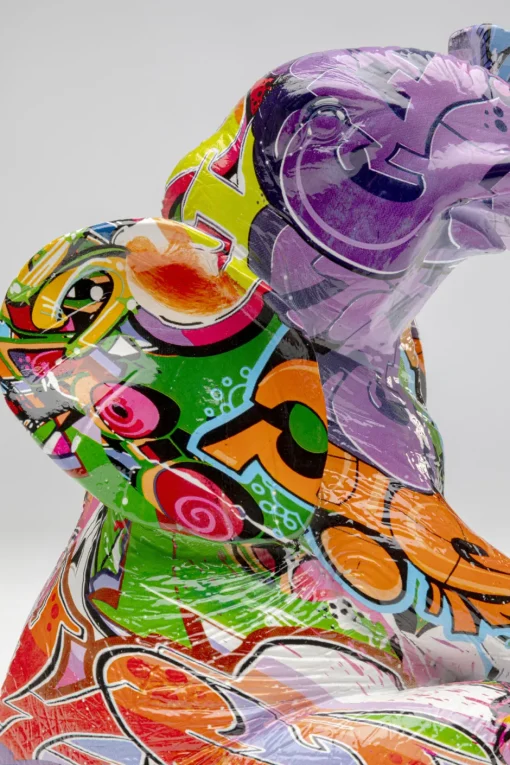 KARE Deko Figur Elefant Zirkus Graffiti (2/Set)