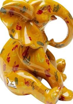 KARE Deko Figur Elephant Dots Gelb 18cm