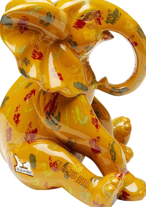 KARE Deko Figur Elephant Dots Gelb 18cm