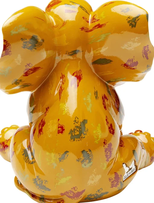 KARE Deko Figur Elephant Dots Gelb 18cm