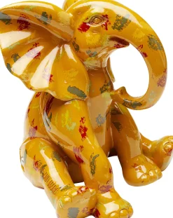 KARE Deko Figur Elephant Dots Gelb 18cm