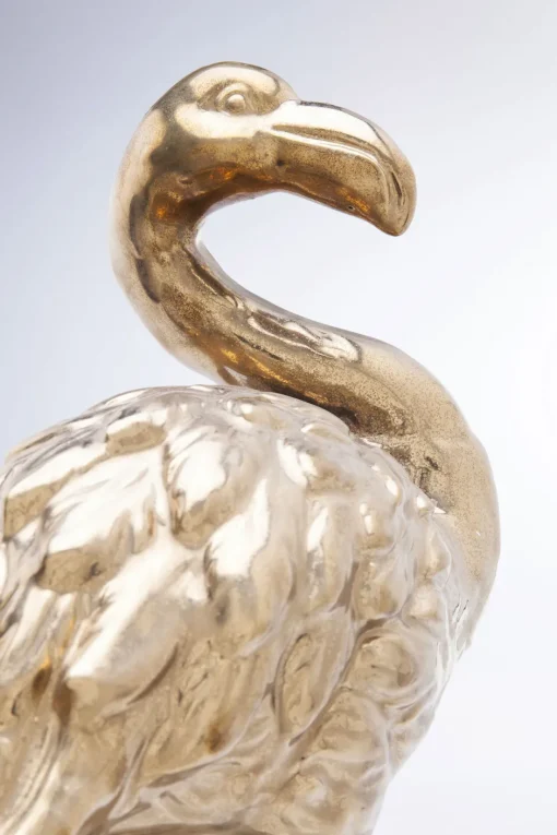 KARE Deko Figur Flamingo Front Gold