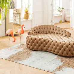 KARE Deko Figur Flamingo Road 75cm