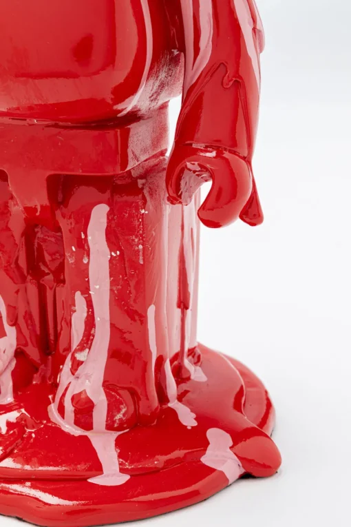 KARE Deko Figur Gelato Bear Rot 40cm