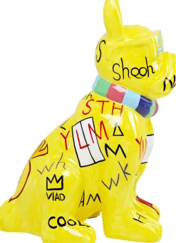 KARE Deko Figur Graffiti Dog Gelb 122cm