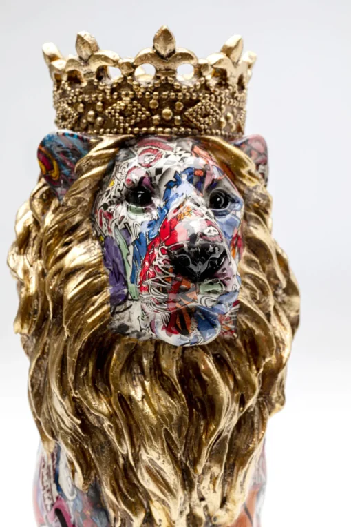 KARE Deko Figur Graffiti King Lion 29cm