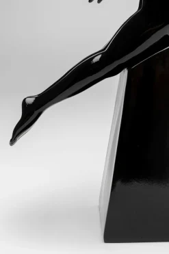 KARE Deko Figur Jumper Schwarz 37cm