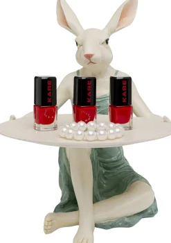 KARE Deko Figur Lady Rabbit Tray 29cm