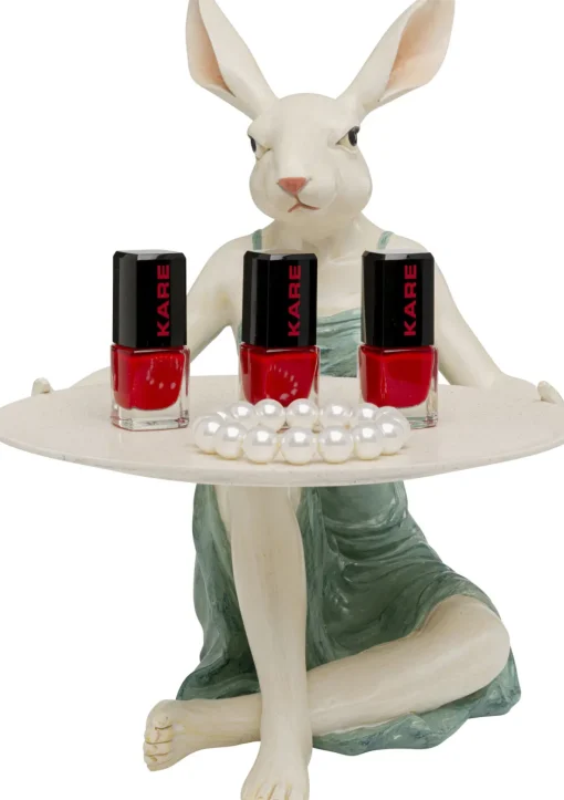 KARE Deko Figur Lady Rabbit Tray 29cm