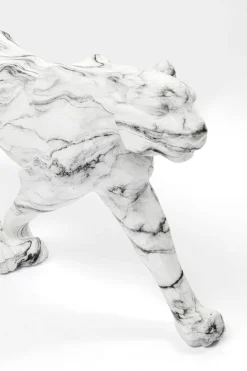 KARE Deko Figur Leopard Marble 129cm