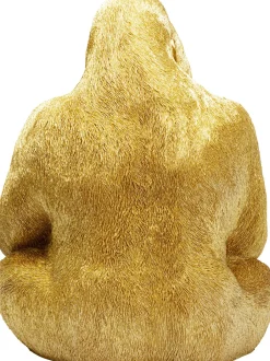 KARE Deko Figur Monkey Gorilla Side XL Gold 76cm