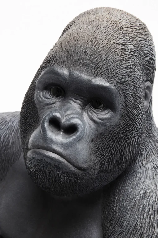 KARE Deko Figur Monkey Gorilla Side Medium Schwarz