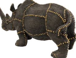 KARE Deko Figur Rhino Rivets Pearls 26cm