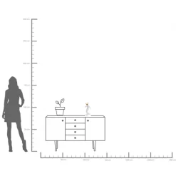 KARE Deko Figur Skating Astronaut Weiß 33cm