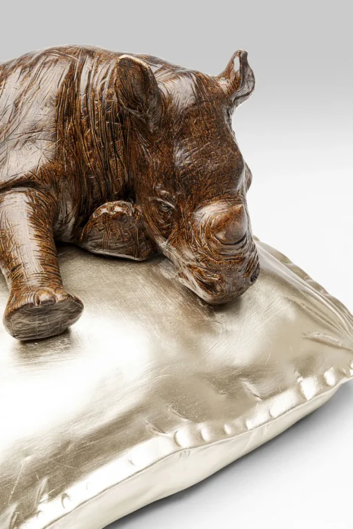 KARE Deko Figur Sleeping Rhino 37cm