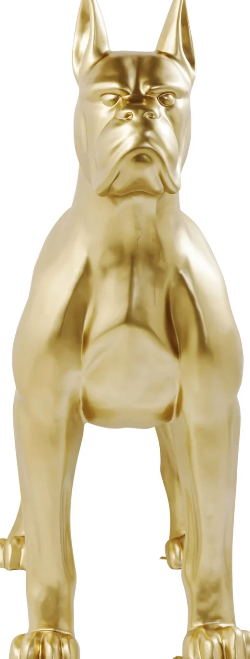 KARE Deko Figur Toto XL Gold 180cm